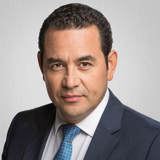 Jimmy Morales Cabrera, Presidente electo de Guatemala