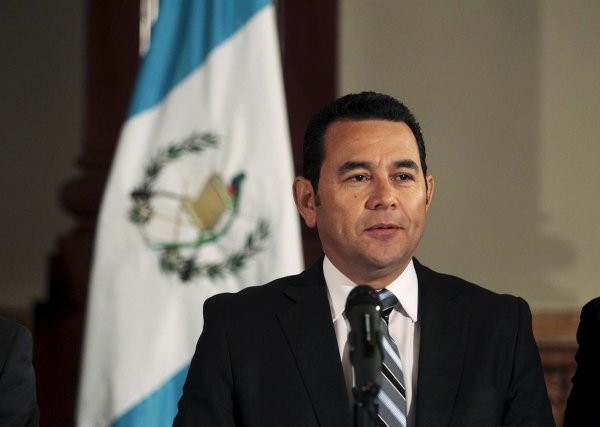 Presidente electo Jimmy Morales Cabrera